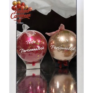 Ballon personnalisé sur boîte chocolat – Duo Prestige
