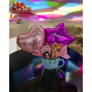 Mug chocolat & ballons personnalisés – Mug Party
